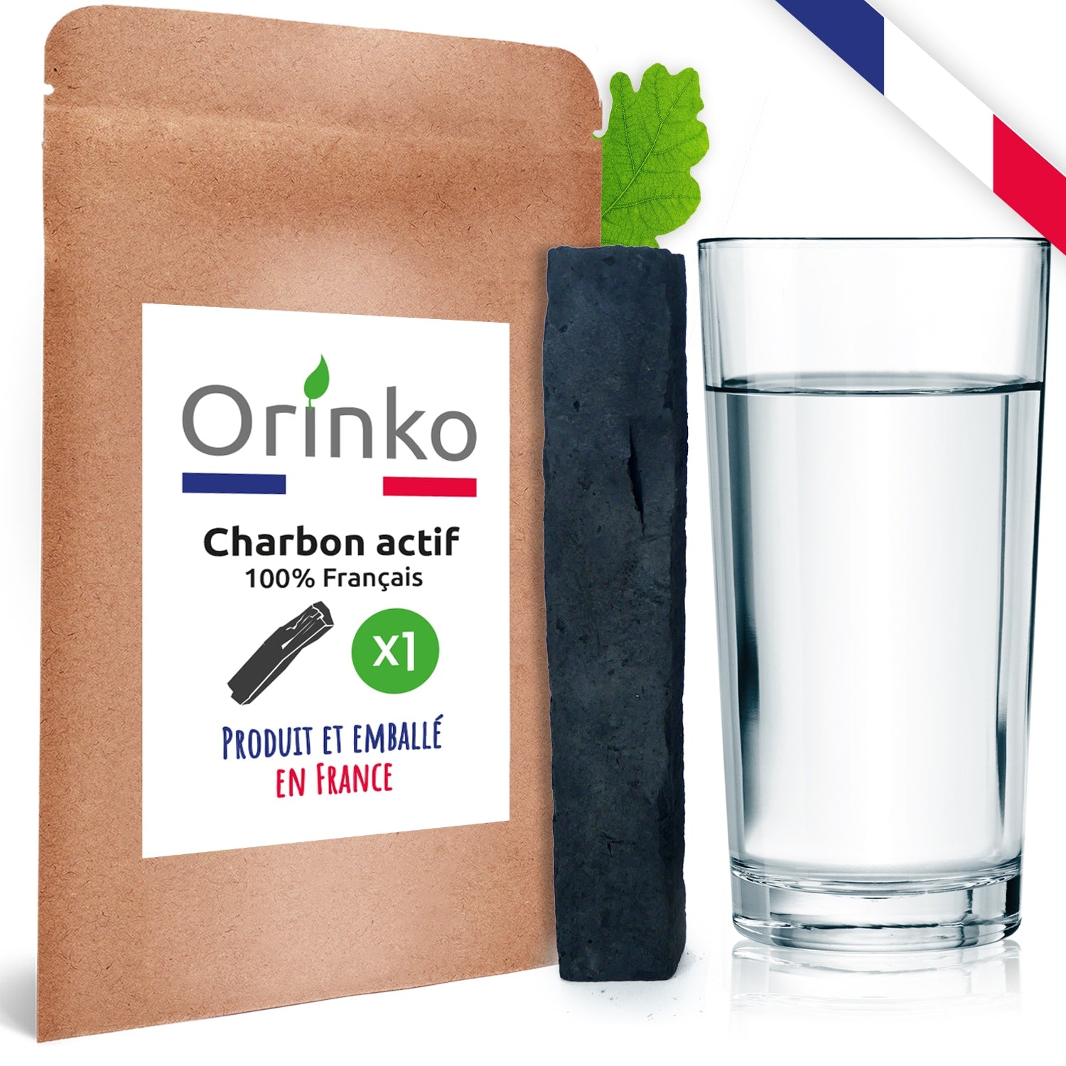 Charbon purificateur d'eau - ORINKO – PBS - Naturopathie & Zéro déchet